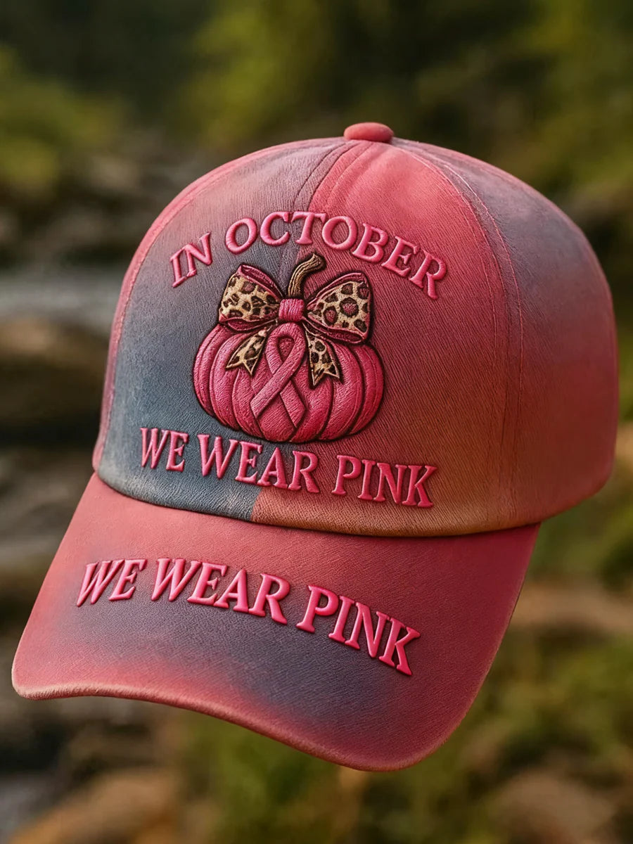 Kappe In October We Wear Pink – Stärke & Stil