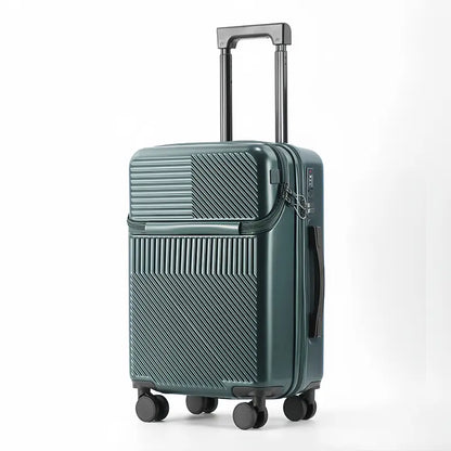 20 Zoll 5-Farben-Hartschalenkoffer mit Rädern.