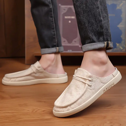 Herren Leinen Fischerschuhe, Freizeitsportschuhe, vielseitig.