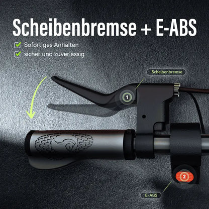 VENTO E-Scooter mit Straßenzulassung, 8,5" Wabenreifen,Reichweite bis 30 KM, Dual-Bremssystem, Doppelstoßdämpfer, Strake Leistung