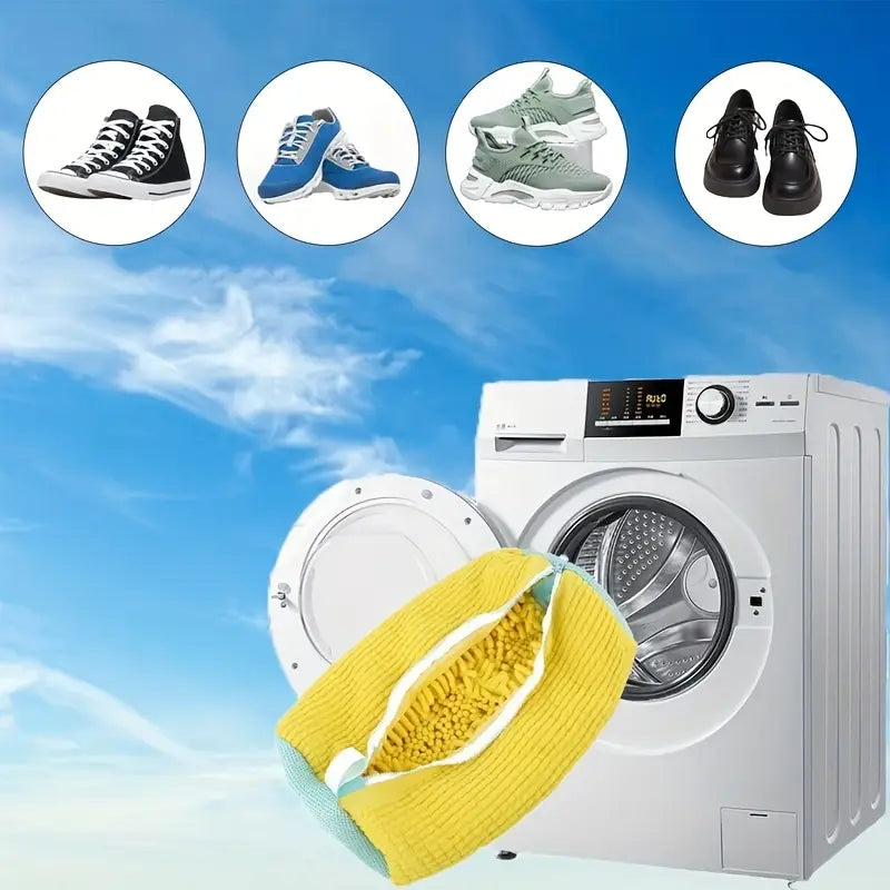 Kulturbeutel für Schuhe, Sneaker und Stiefel – Maschinenwaschbar, kompakt und langlebig.